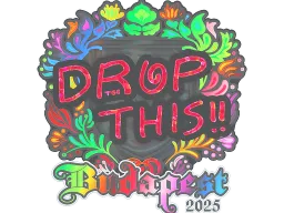 Sticker | drop (Holo) | Budapest 2025