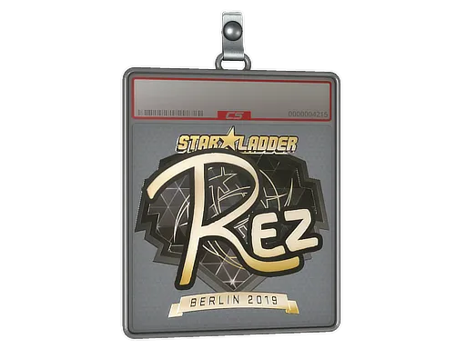 Sticker Slab | REZ (Gold) | Berlin 2019