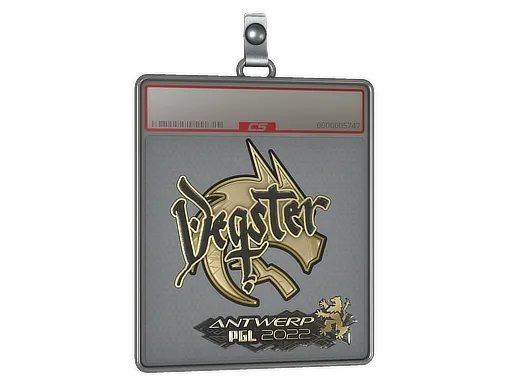 Sticker Slab | degster (Gold) | Antwerp 2022