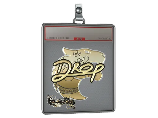 Sticker Slab | drop (Gold) | Paris 2023