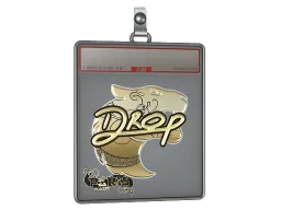 Sticker Slab | drop (Gold) | Paris 2023