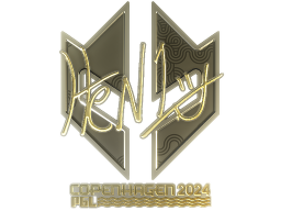 Sticker | HEN1 (Gold) | Copenhagen 2024