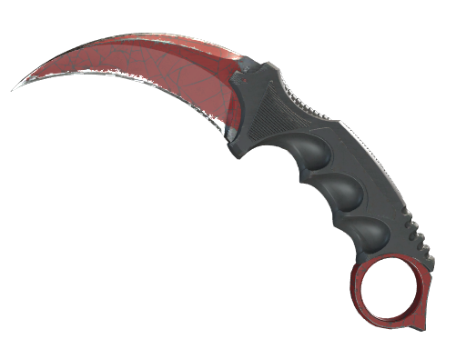 ★ Karambit | Crimson Web (Well-Worn)