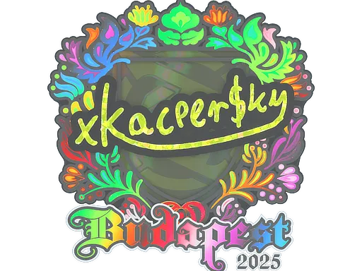 Sticker | xKacpersky (Holo) | Budapest 2025