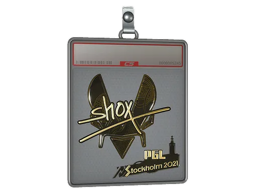 Sticker Slab | shox (Gold) | Stockholm 2021