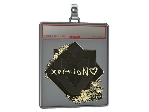 Sticker Slab | xertioN (Gold) | Rio 2022