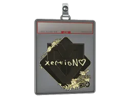 Sticker Slab | xertioN (Gold) | Rio 2022