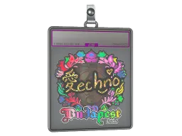 Sticker Slab | Techno4K (Holo) | Budapest 2025