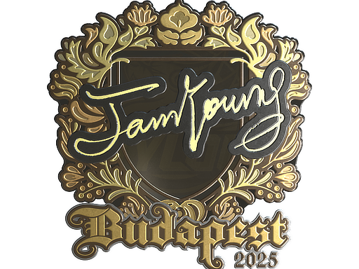 Sticker | JamYoung (Gold) | Budapest 2025