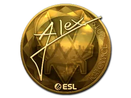 Sticker | ALEX (Gold) | Katowice 2019