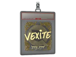Sticker Slab | vexite (Gold) | Austin 2025