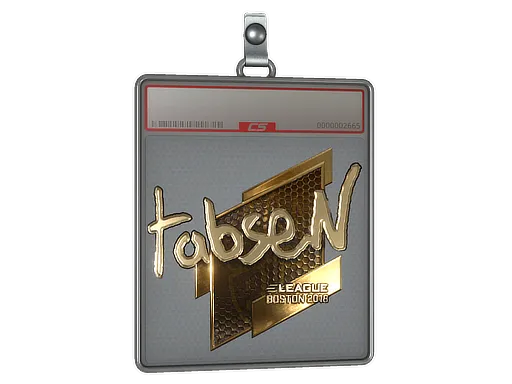 Sticker Slab | tabseN (Gold) | Boston 2018