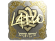 Sticker | latto (Gold) | Austin 2025