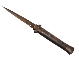 ★ Stiletto Knife | Rust Coat (Battle-Scarred)