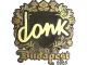 Sticker | donk (Gold) | Budapest 2025 CS2 skin