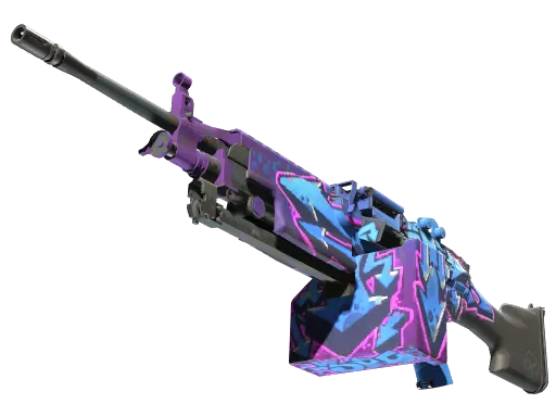 StatTrak™ M249 | Downtown (Minimal Wear)