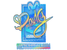 Sticker | dav1g (Holo) | Copenhagen 2024