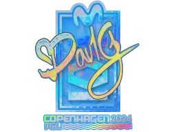 Sticker | dav1g (Holo) | Copenhagen 2024