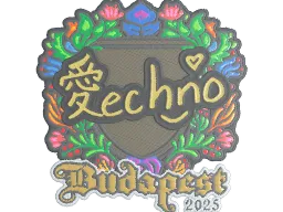 Sticker | Techno4K (Embroidered) | Budapest 2025
