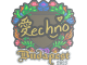 Sticker | Techno4K (Embroidered) | Budapest 2025
