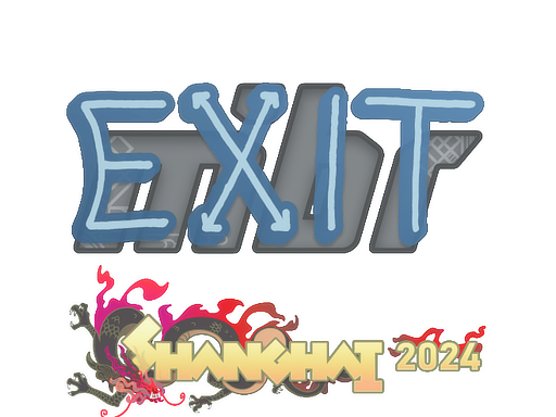 Sticker | exit | Shanghai 2024