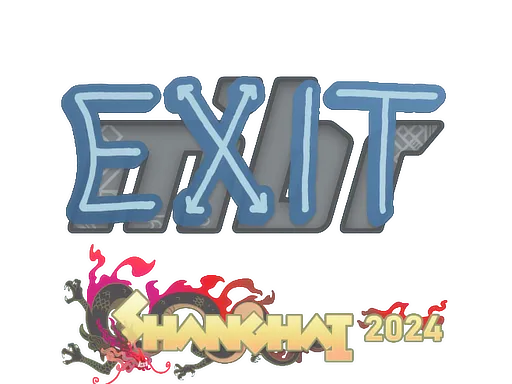 Sticker | exit | Shanghai 2024