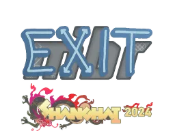 Sticker | exit | Shanghai 2024