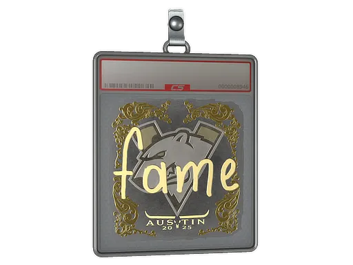 Sticker Slab | fame (Gold) | Austin 2025