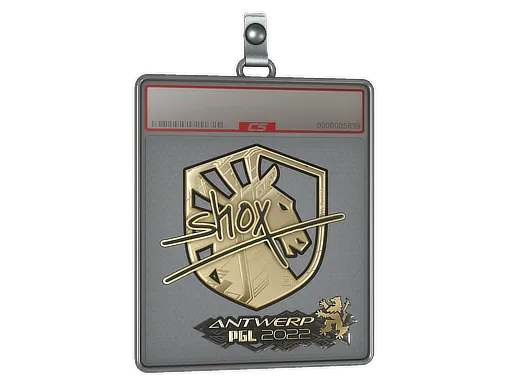 Sticker Slab | shox (Gold) | Antwerp 2022