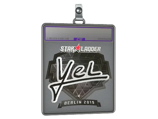 Sticker Slab | yel (Foil) | Berlin 2019
