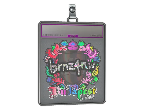 Sticker Slab | brnz4n (Holo) | Budapest 2025