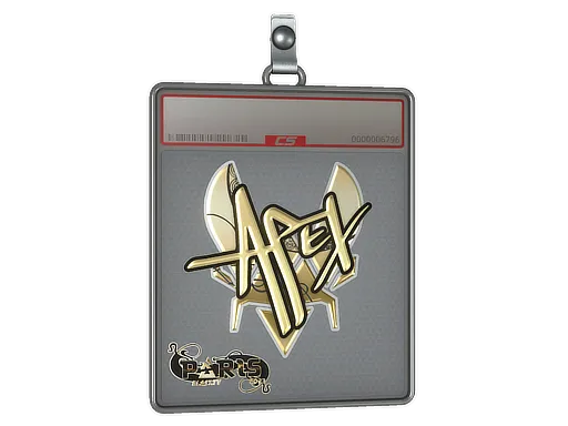 Sticker Slab | apEX (Gold) | Paris 2023
