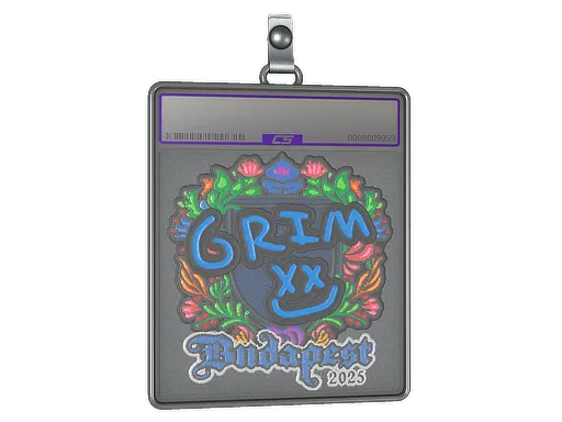Sticker Slab | Grim (Embroidered) | Budapest 2025