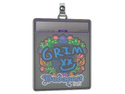 Sticker Slab | Grim (Embroidered) | Budapest 2025
