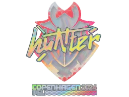 Sticker | huNter- (Holo) | Copenhagen 2024