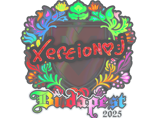 Sticker | xertioN (Holo) | Budapest 2025