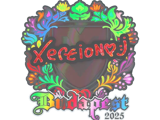 Sticker | xertioN (Holo) | Budapest 2025