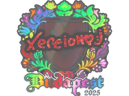 Sticker | xertioN (Holo) | Budapest 2025