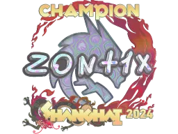 Sticker | zont1x (Holo, Champion) | Shanghai 2024