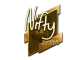 Sticker | Nifty (Gold) | Boston 2018