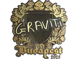 Sticker | Graviti (Gold) | Budapest 2025