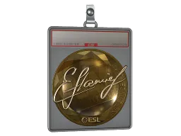 Sticker Slab | flamie (Gold) | Katowice 2019