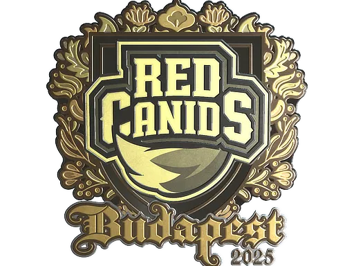 Sticker | RED Canids (Gold) | Budapest 2025