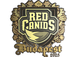 Sticker | RED Canids (Gold) | Budapest 2025