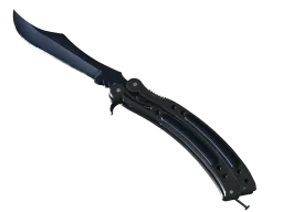 ★ Butterfly Knife | Blue Steel (Battle-Scarred)