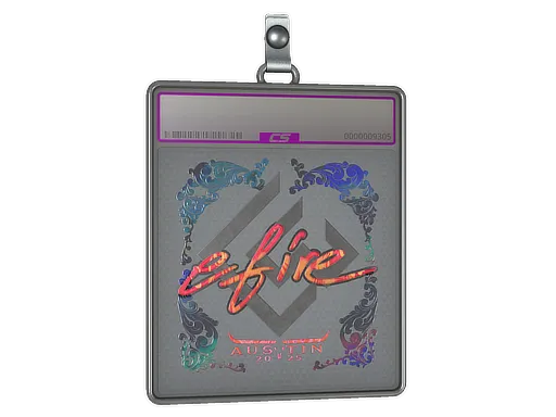 Sticker Slab | efire (Holo) | Austin 2025