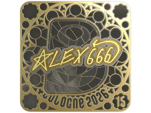 Sticker | alex666 (Gold, Ranked) | Cologne 2026