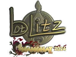 Sticker | bLitz (Gold) | Shanghai 2024