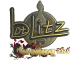 Sticker | bLitz (Gold) | Shanghai 2024