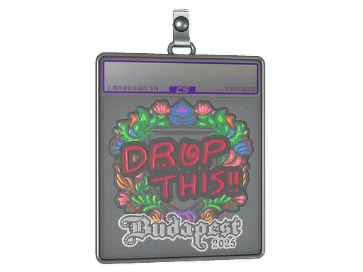Sticker Slab | drop (Embroidered) | Budapest 2025